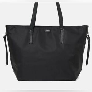 Botkins New York Black Tote with Minimalist Design and Structured Shape